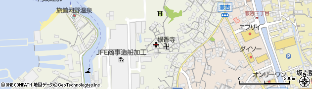 広島県尾道市向島町富浜187周辺の地図