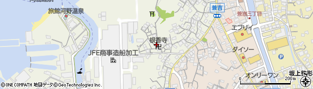 広島県尾道市向島町富浜191周辺の地図