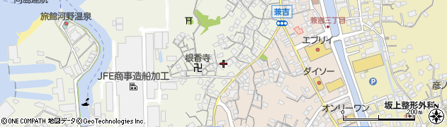 広島県尾道市向島町富浜422周辺の地図