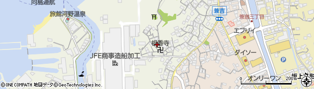 広島県尾道市向島町富浜190周辺の地図