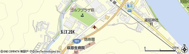 山口トヨペット萩店周辺の地図
