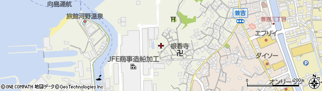 広島県尾道市向島町富浜164周辺の地図