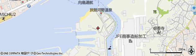 広島県尾道市向島町富浜842周辺の地図