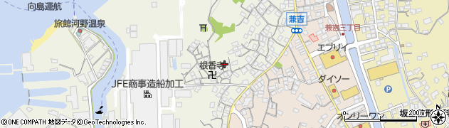 広島県尾道市向島町富浜425周辺の地図