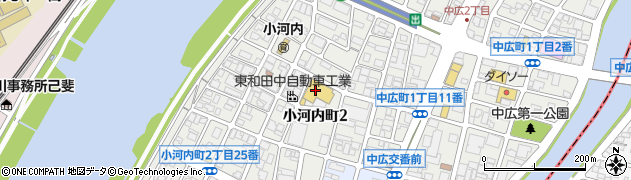 広島スバル株式会社　部品センター周辺の地図