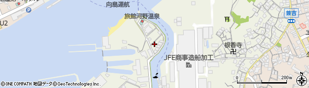 広島県尾道市向島町富浜843-10周辺の地図