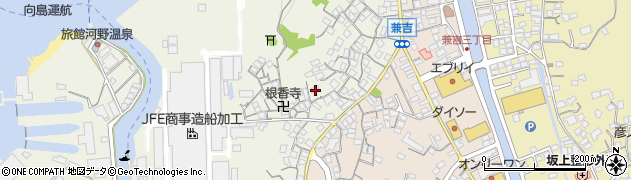 広島県尾道市向島町富浜423周辺の地図