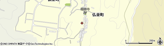 大阪府和泉市仏並町1350周辺の地図