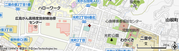 広島光郵便局 ＡＴＭ周辺の地図
