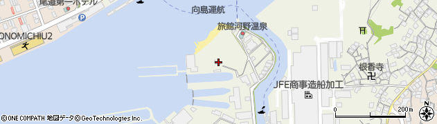 広島県尾道市向島町富浜843周辺の地図