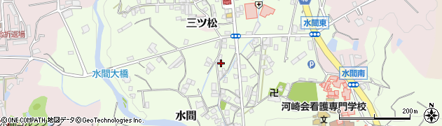 大阪府貝塚市水間223周辺の地図