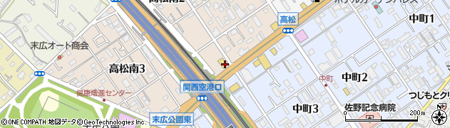 無添くら寿司 泉佐野店周辺の地図