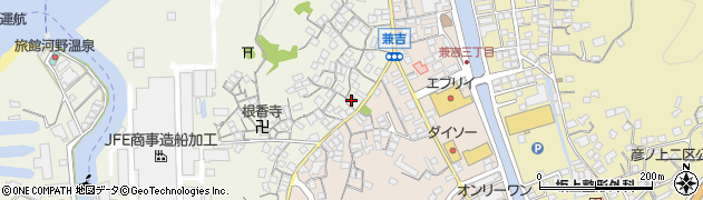 広島県尾道市向島町富浜466周辺の地図