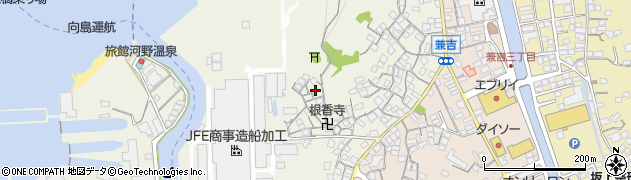 広島県尾道市向島町富浜155-3周辺の地図