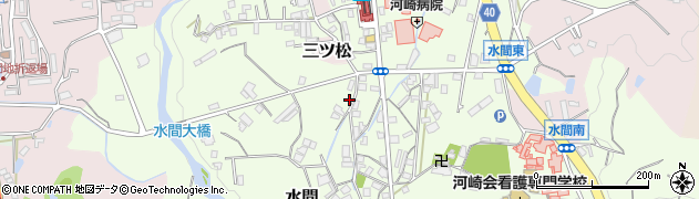 大阪府貝塚市水間430周辺の地図