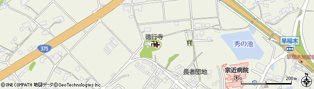 徳行寺周辺の地図