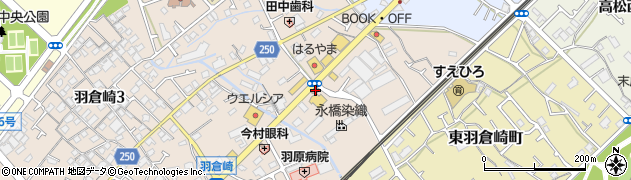 泉佐野羽倉崎郵便局 ＡＴＭ周辺の地図