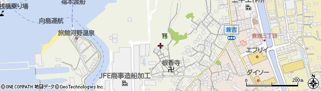 広島県尾道市向島町富浜154周辺の地図