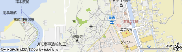 広島県尾道市向島町富浜482周辺の地図