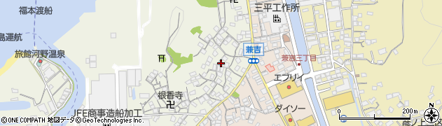 広島県尾道市向島町富浜525周辺の地図
