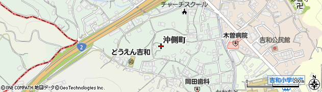 広島県尾道市沖側町周辺の地図