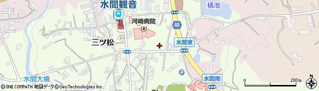 大阪府貝塚市水間176周辺の地図