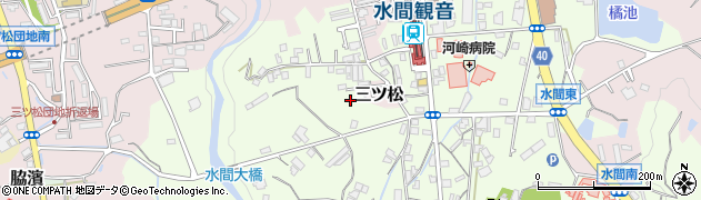 大阪府貝塚市水間276周辺の地図