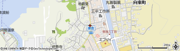 広島県尾道市向島町富浜16周辺の地図