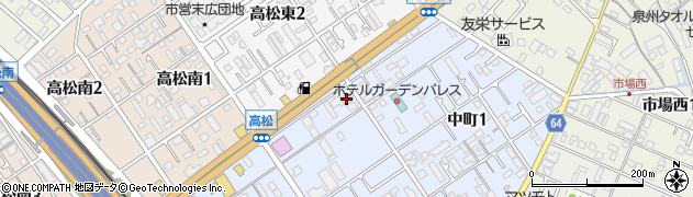 大阪建設労働組合泉佐野支部周辺の地図