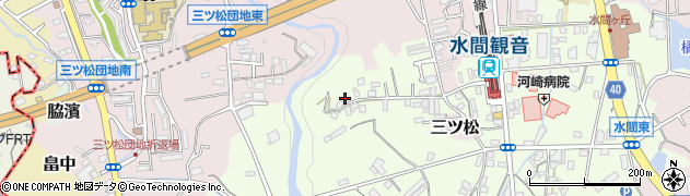 大阪府貝塚市水間303周辺の地図