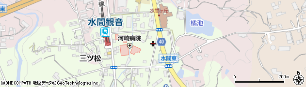 大阪府貝塚市水間178周辺の地図