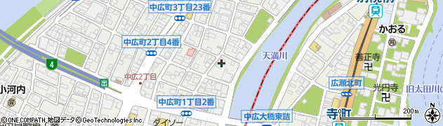 中元クリーニング株式会社　広島支店周辺の地図