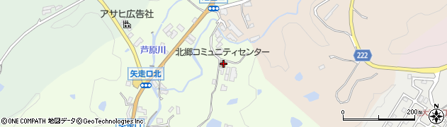 大淀町立　金吾町北郷コミュニティセンター周辺の地図