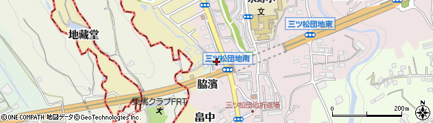 ローソン貝塚三ツ松南店周辺の地図
