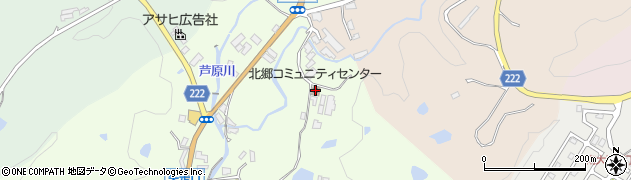 北郷コミュニティセンター周辺の地図