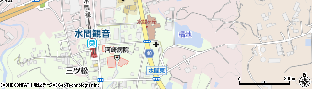 大阪府貝塚市水間128周辺の地図