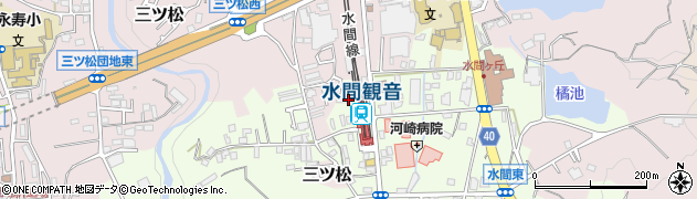 大阪府貝塚市水間265周辺の地図