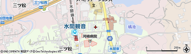 大阪府貝塚市水間164周辺の地図