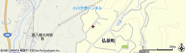 大阪府和泉市仏並町2013周辺の地図