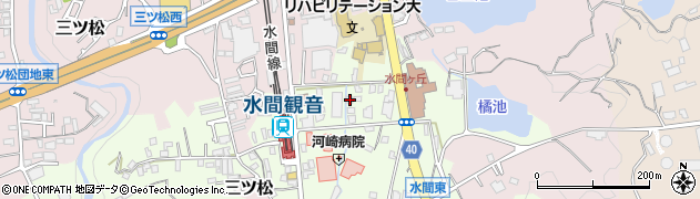 大阪府貝塚市水間162-2周辺の地図