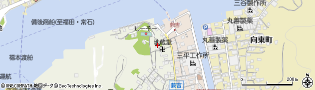 広島県尾道市向島町富浜46周辺の地図