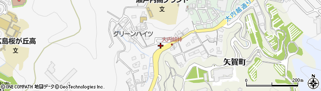 広島県広島市東区尾長町周辺の地図