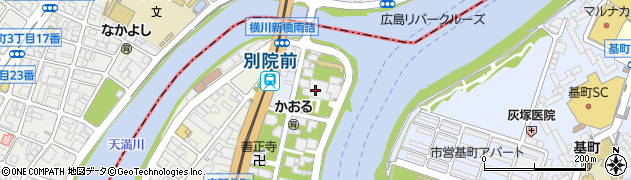 広島別院周辺の地図