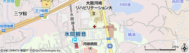 大阪府貝塚市水間162-1周辺の地図