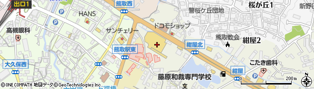 セリアじゃんぼスクエア熊取店周辺の地図