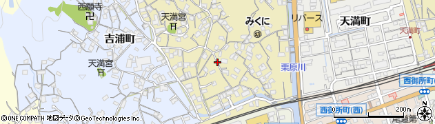 広島県尾道市日比崎町周辺の地図