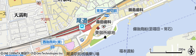 魚民 尾道南口駅前店周辺の地図