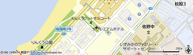 大阪府泉佐野市りんくう往来南周辺の地図