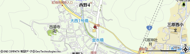 三原西野町簡易郵便局 ＡＴＭ周辺の地図
