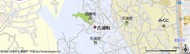 広島県尾道市吉浦町21周辺の地図